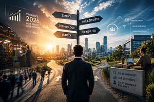 Trh práce 2026 na Slovensku – trendy zamestnanosti, rast miezd, digitalizácia, flexibilná práca a kariérne príležitosti.